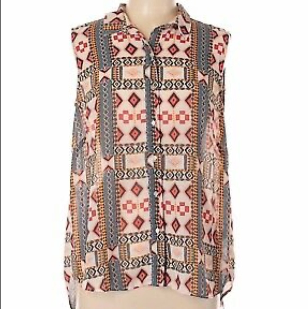 H&M Button Up Collared Blouse (very slimming!)